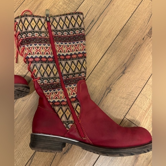 Boho Relove: Socofy Leather Boho Boots - Picture 1 of 6